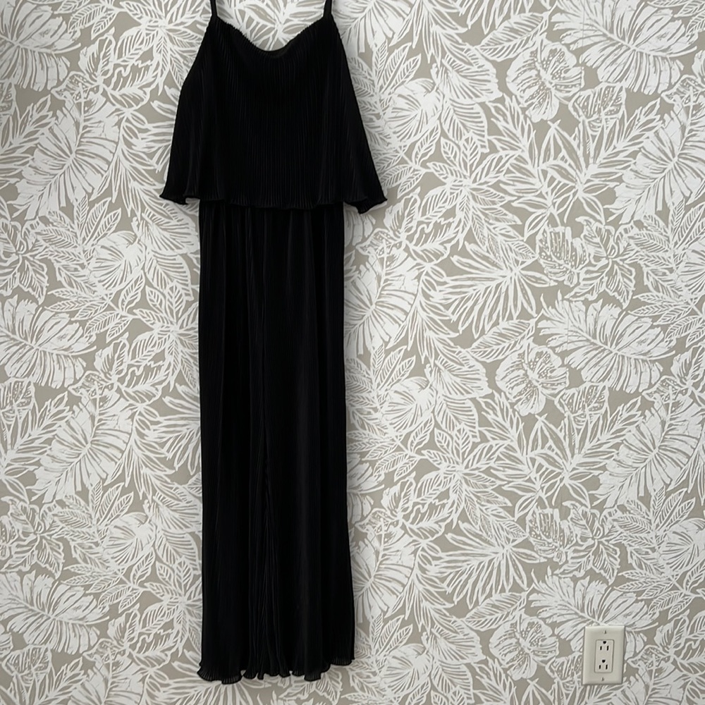 Pleated special event jumpsuit